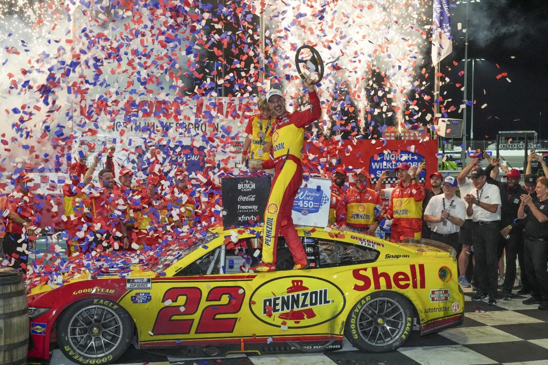 Joey Logano Dominates North Wilkesboro With Record 323 Laps